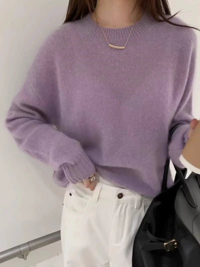 Camille | Relaxed Fit Soft Cashmere Blend Sweater