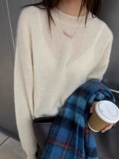 Camille | Relaxed Fit Soft Cashmere Blend Sweater