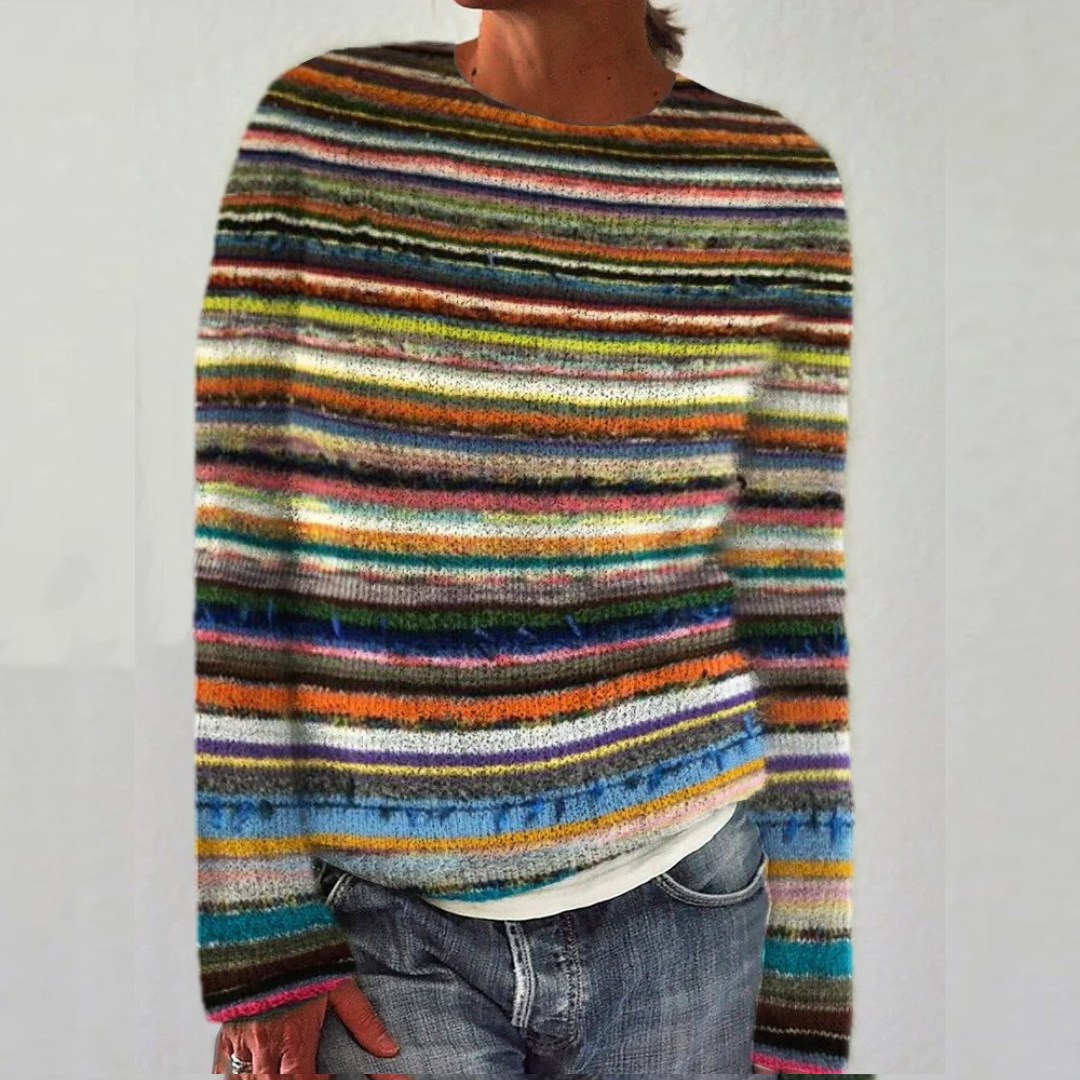 Silvara - Vibrant Retro Sweater