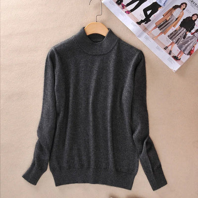 Claire | Timeless Fine Knit Turtleneck Pullover