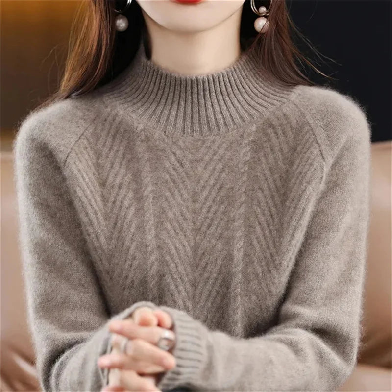 Suzanne | Tailored Cashmere Blend Sweater