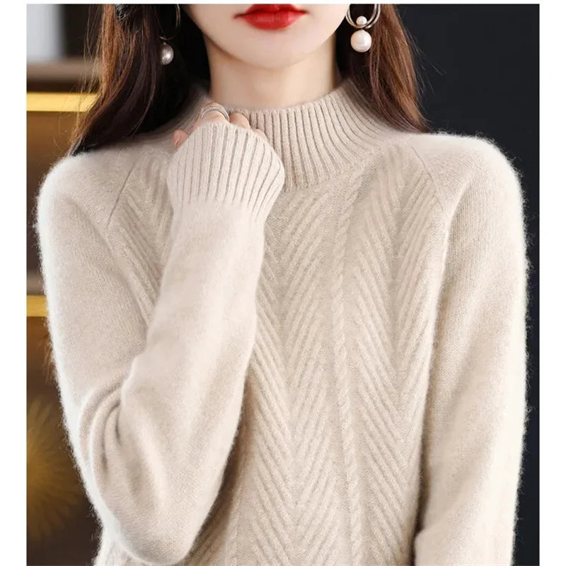 Suzanne | Tailored Cashmere Blend Sweater