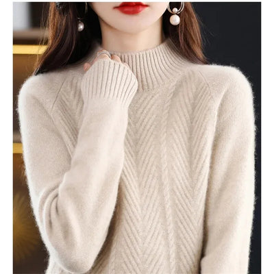 Suzanne | Tailored Cashmere Blend Sweater