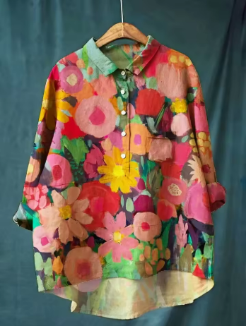 Zoey&Rose | Elegant Shirt with Floral Print