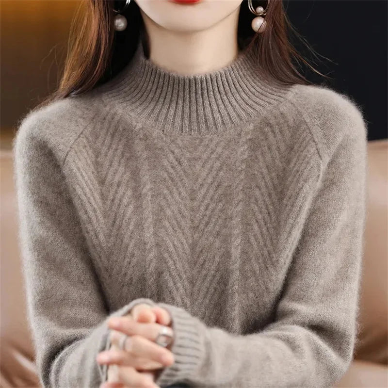 Suzanne | Tailored Cashmere Blend Sweater