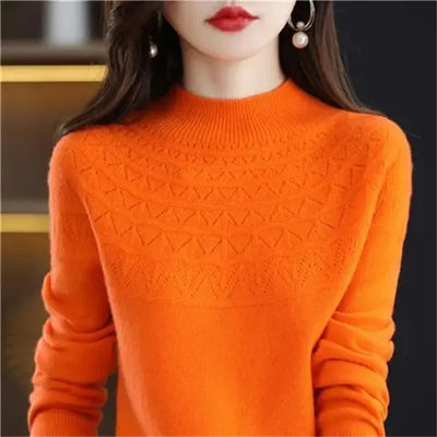 Isaline | Elegant Fine Knit Sweater with Subtle Design