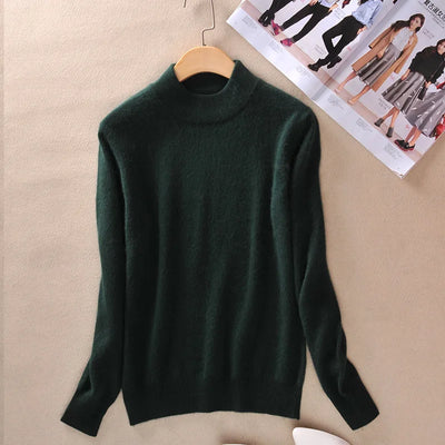 Claire | Timeless Fine Knit Turtleneck Pullover