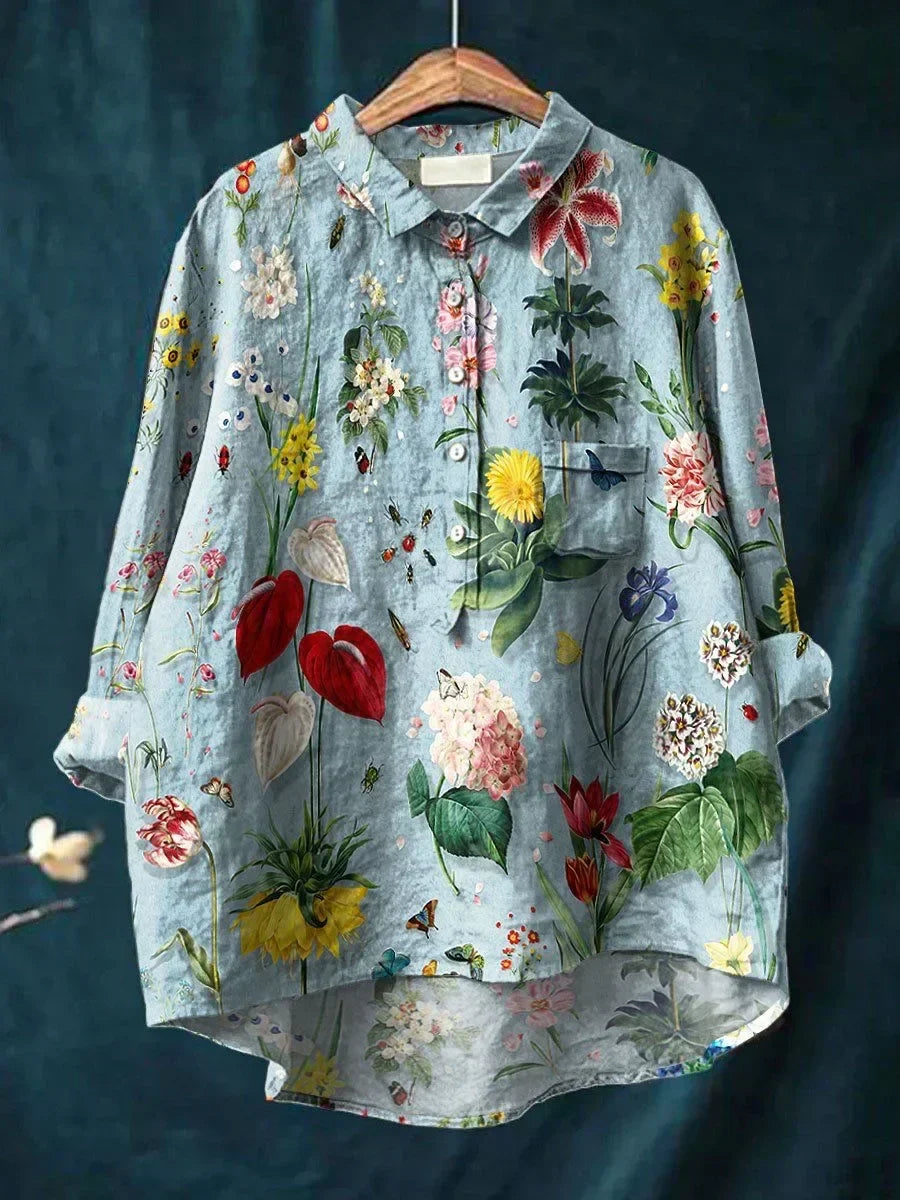 Zoey&Rose | Elegant Shirt with Floral Pattern