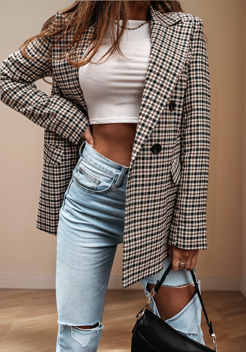 Astellis - Checked Blazer