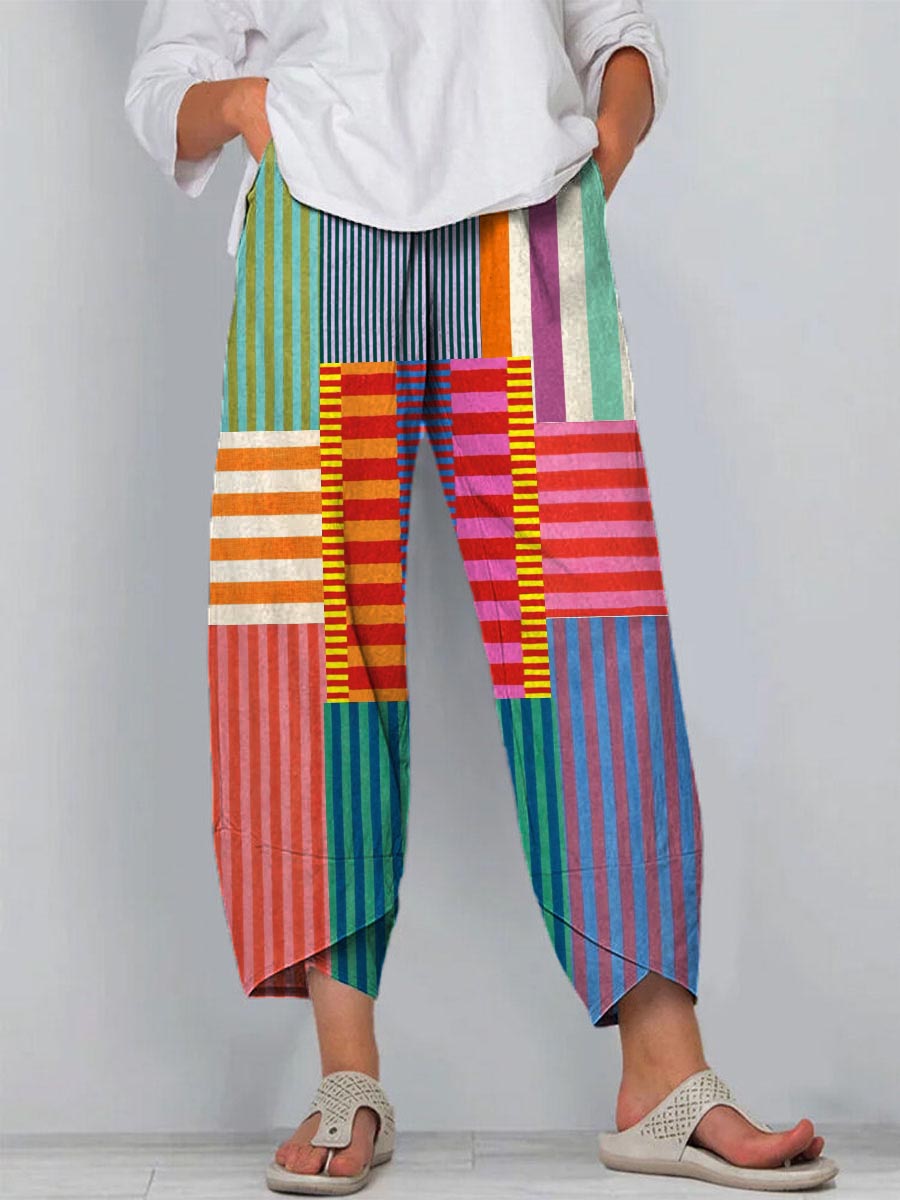 Margaret | Relaxed Printed Pants