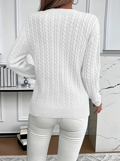 Brina | Ladies' Cable Knit Sweater