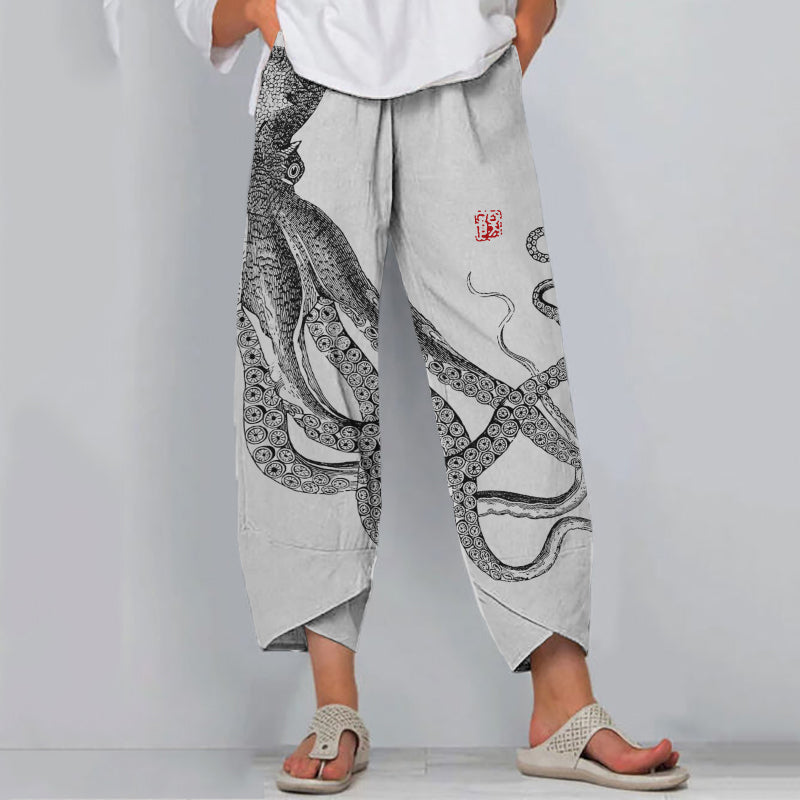 Kamila | Relaxed Printed Trousers