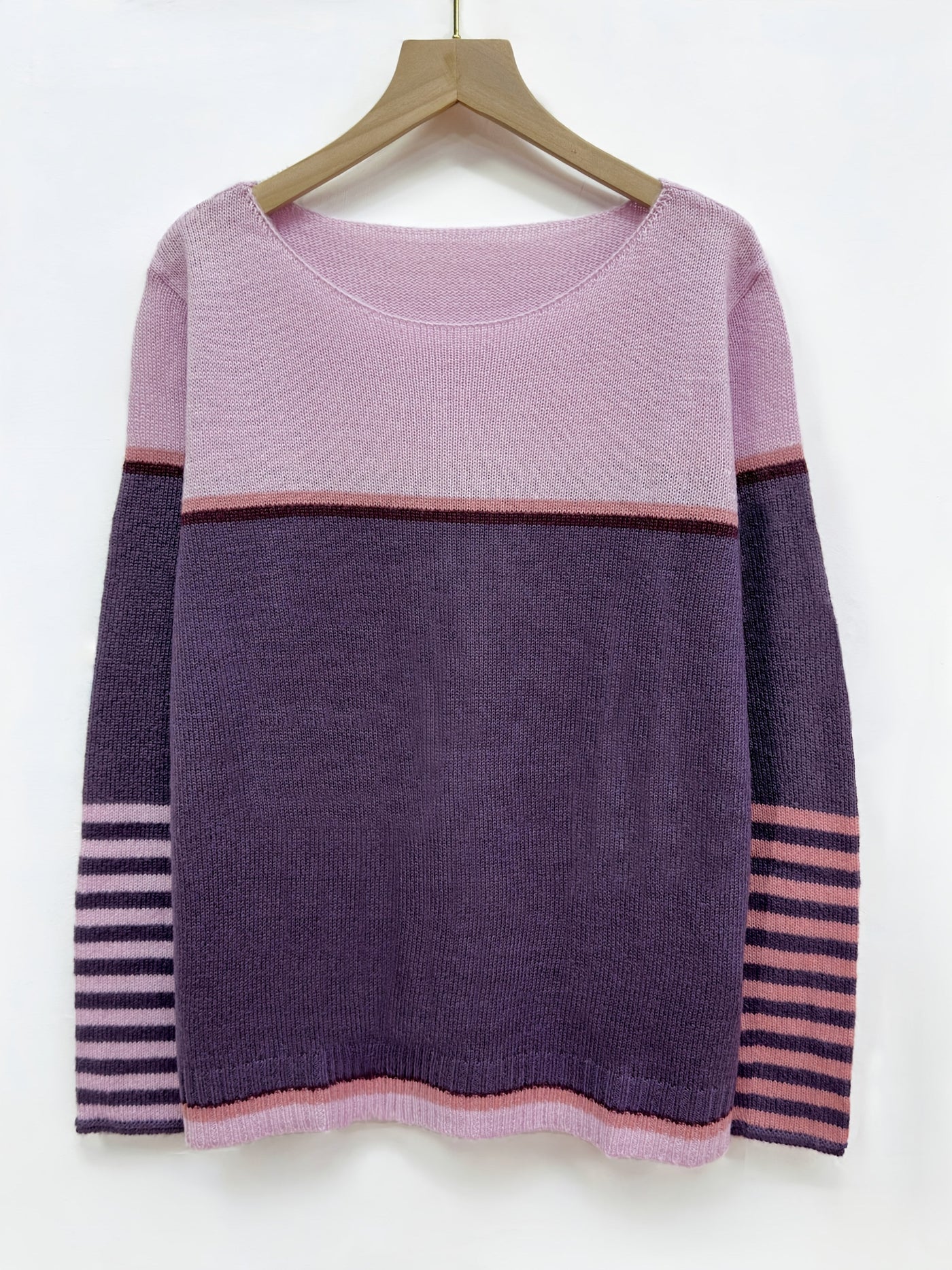 Katharina – Striped Long Sleeve Sweater