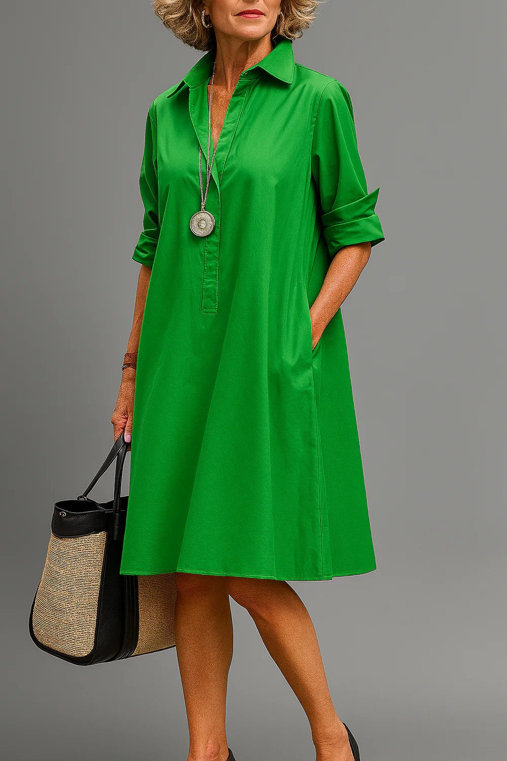 Katharina | Vlotte Midi Dress