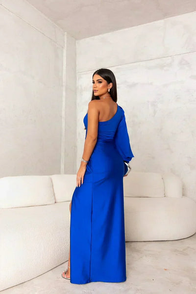 Natalie | Elegant One-Shoulder Maxi Dress