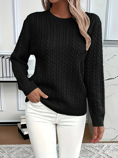 Brina | Ladies' Cable Knit Sweater
