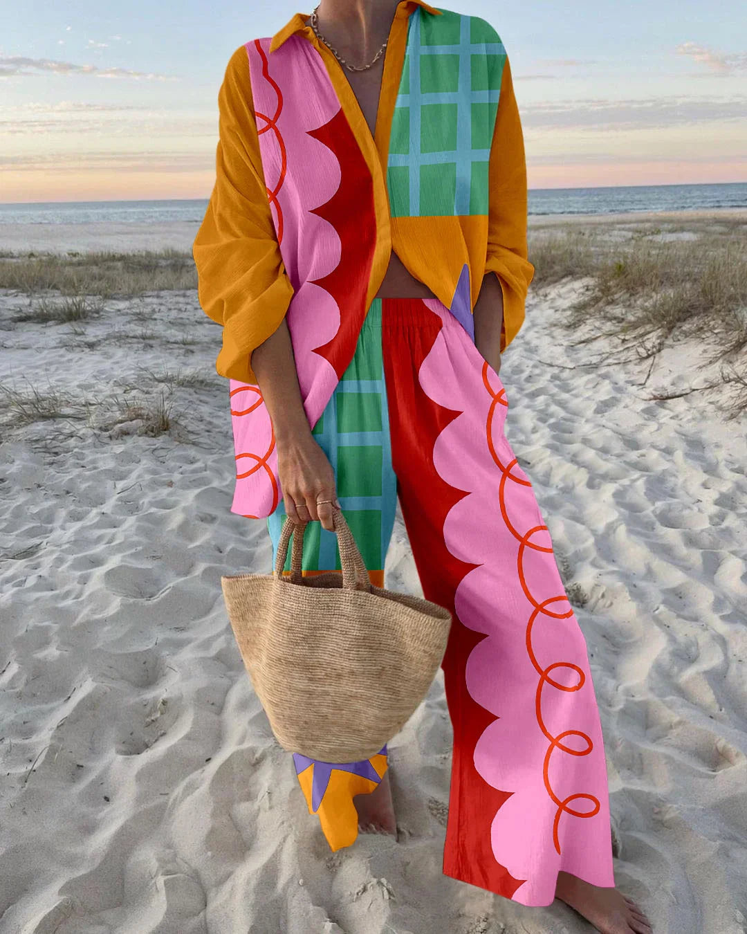 Arianna™ | Vibrantly Printed Multicolor Set