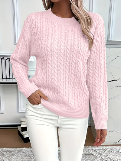 Brina | Ladies' Cable Knit Sweater