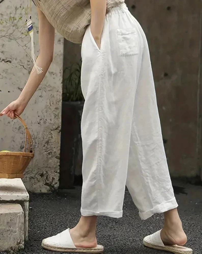 Siena - Comfortable cotton pants