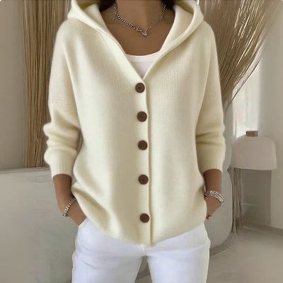Felicia | Trendy Knit Cardigan with Hood