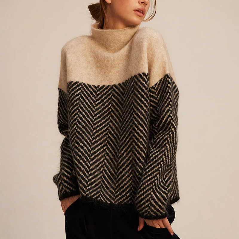Isabelle - Chic High Neck Blouse