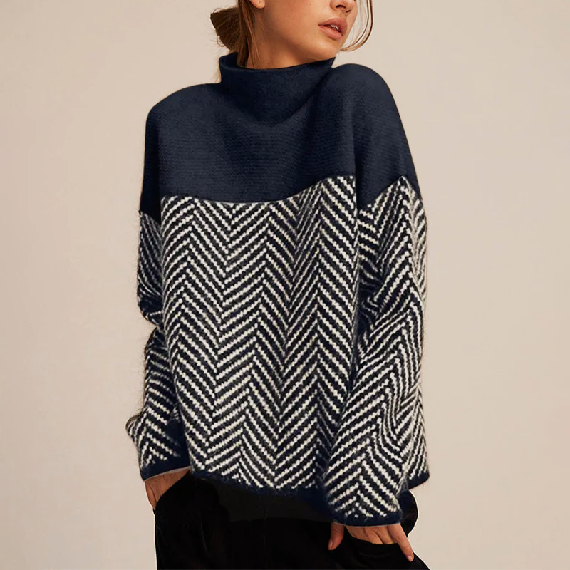 Isabelle - Chic High Neck Blouse