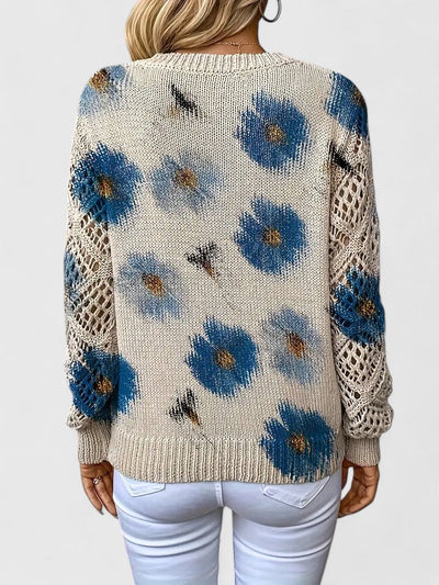 Aurélie - Lightweight Floral Cardigan