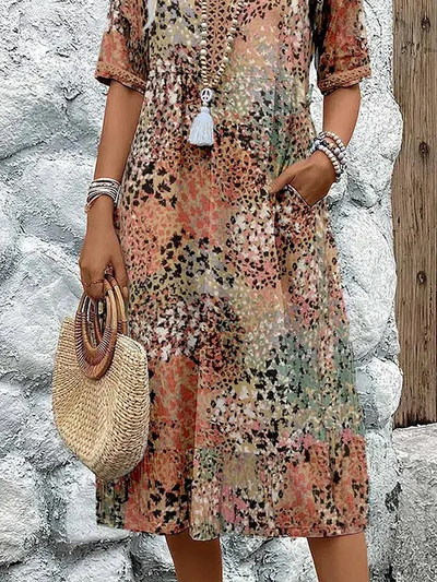 Abigail | Vibrant Everyday Midi with Pockets