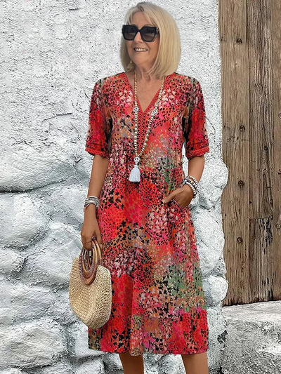 Abigail | Vibrant Everyday Midi with Pockets