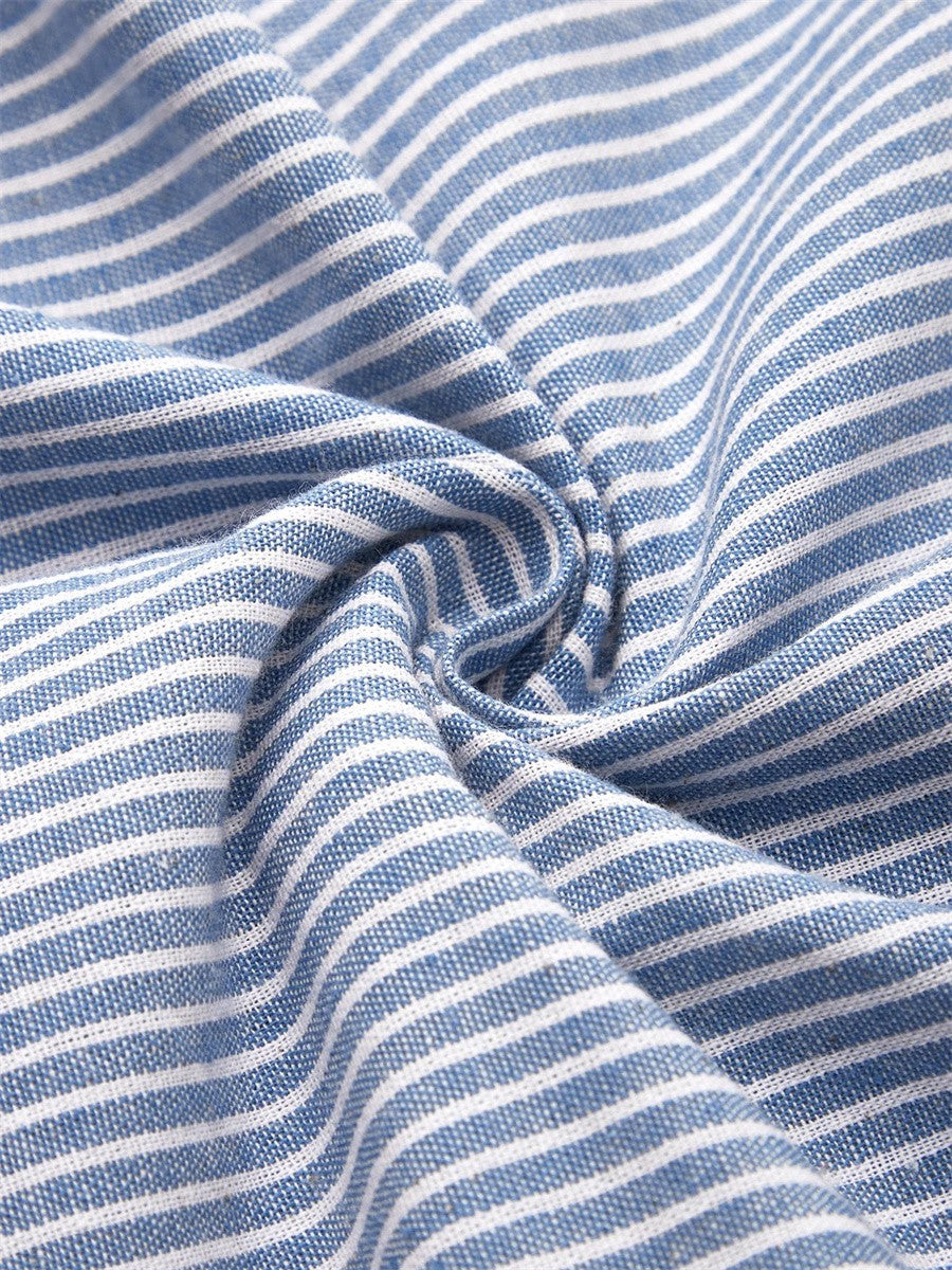 Emma | Striped Midi Dress