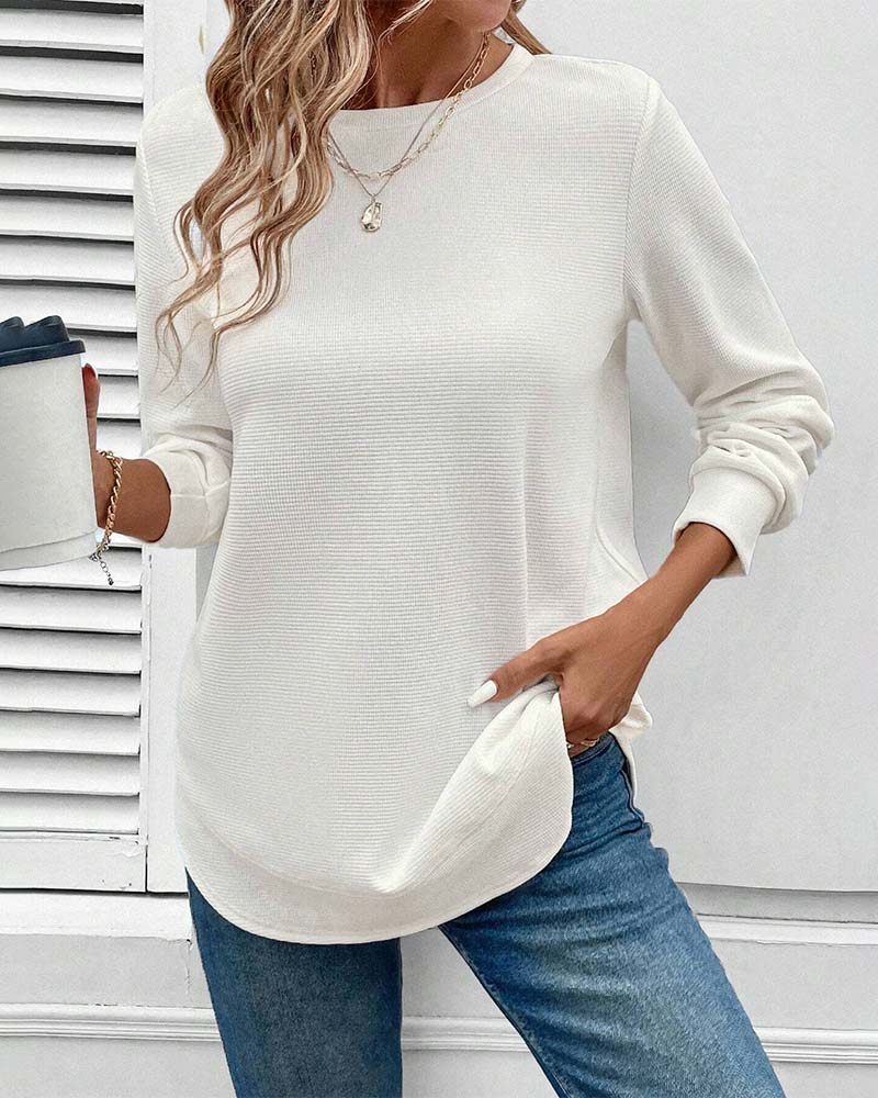 Alisa - Long Sleeve Comfortable Top