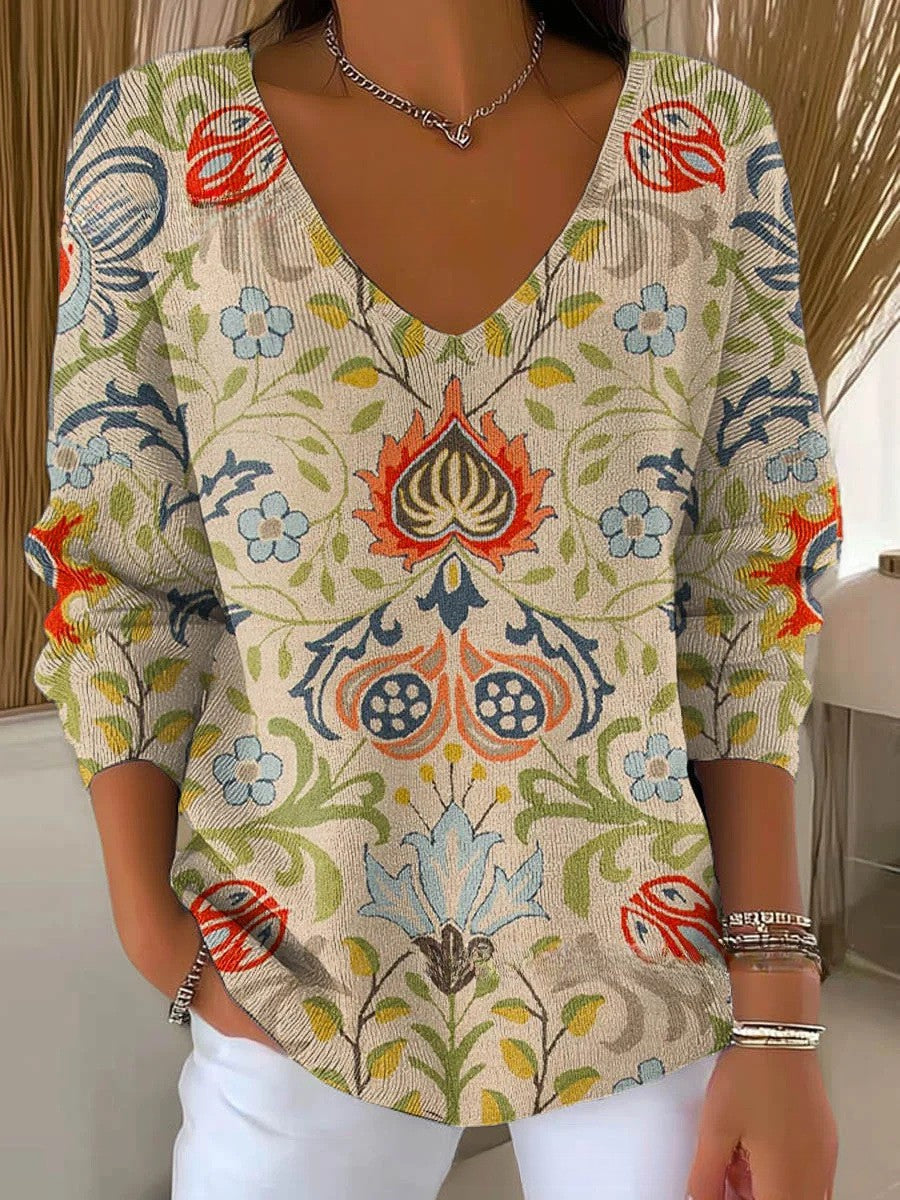 Margaux | V-Neck Knit Sweater