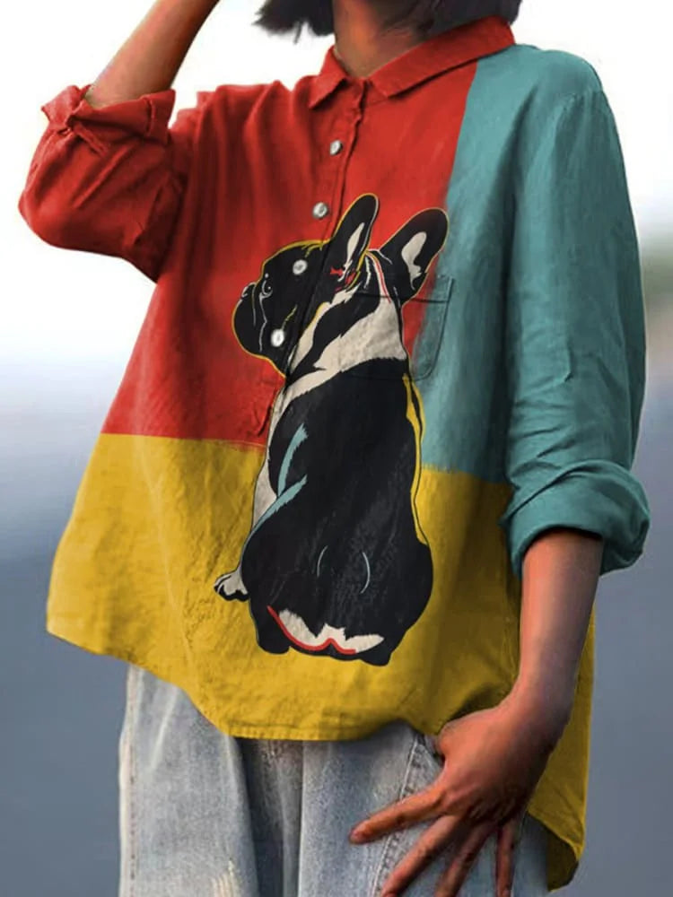 Miller™ – Artistic Shirt with Dog