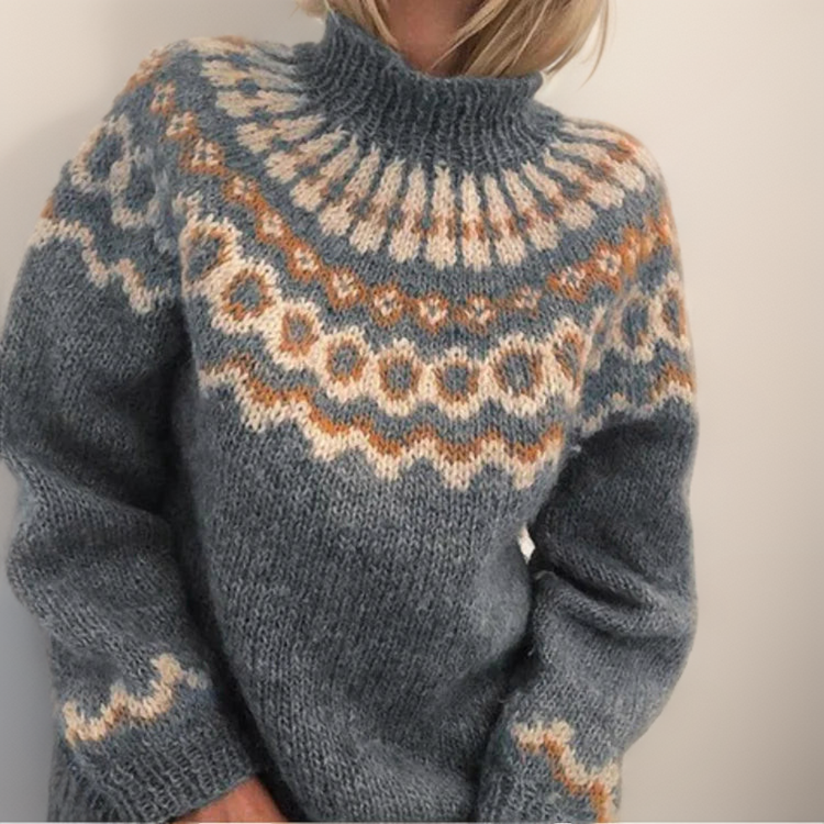 Olivia | Cozy Turtleneck Knit Sweater