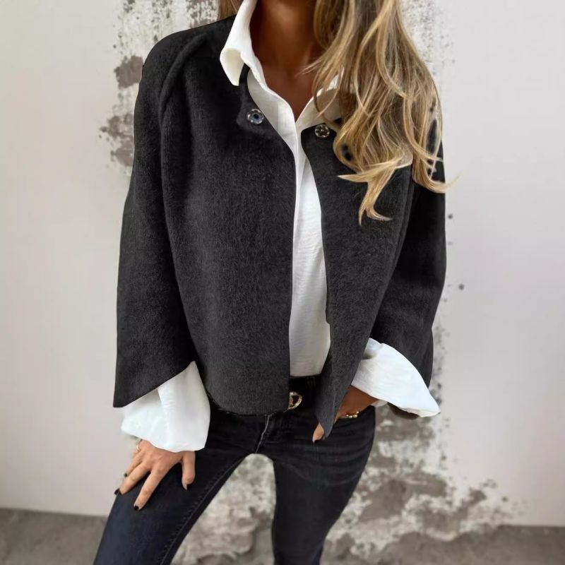 Elise - Short Jacket with Chic Flared Sleeves