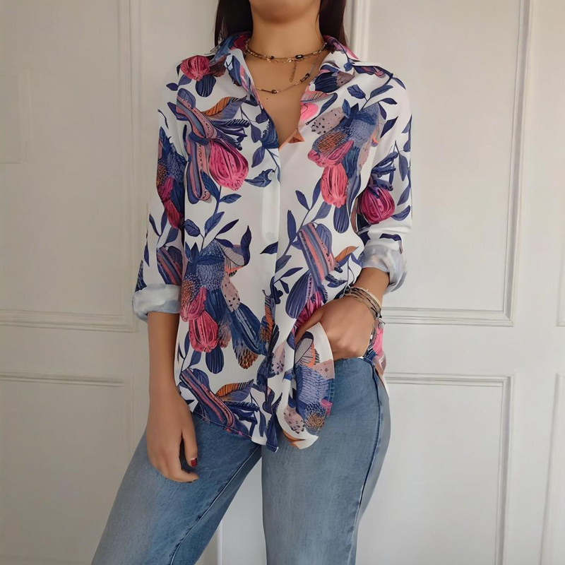 Elise | Blouse in airy viscose
